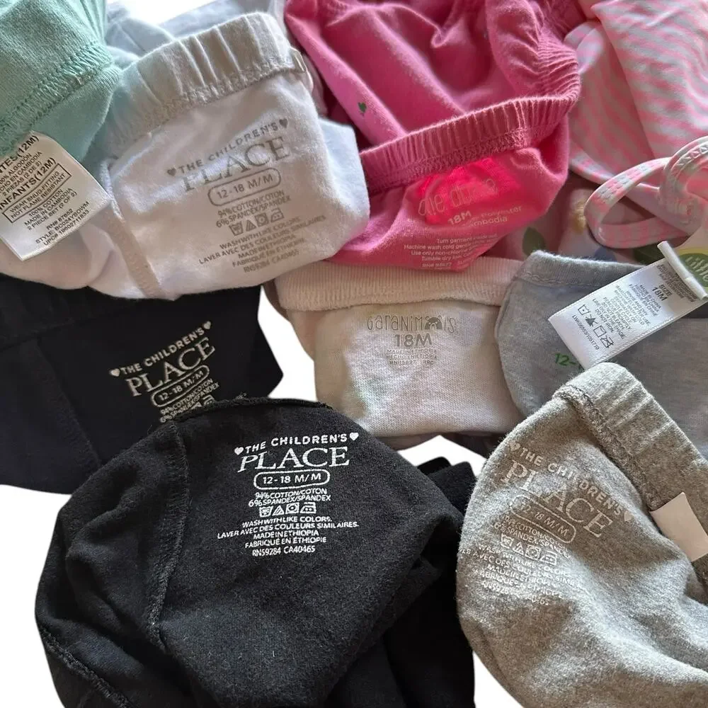 Baby Girl Clothes Bundle Size 12-18 Months Shorts Bloomers Shirts Bathing Suit